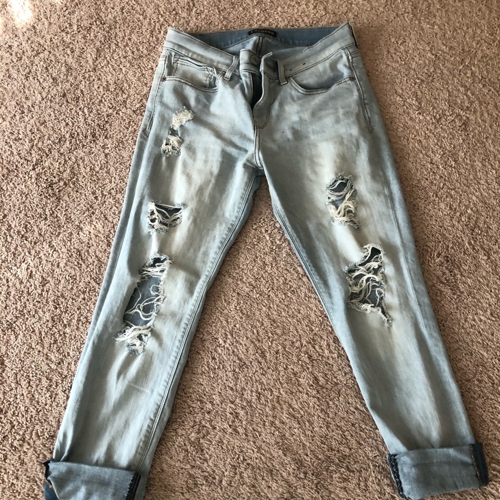 Express mom jeans
